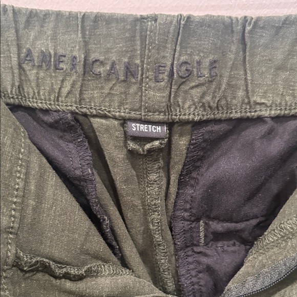 American Eagle Outfitters Olive Green Wide Leg Pant - Picture 6 of 10